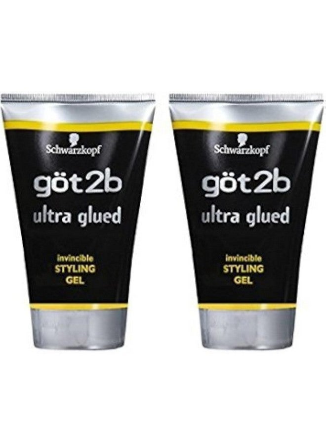 Got 2B Ultra Glued Invincible Styling Gel 1.25 Ounce (2 Pack)