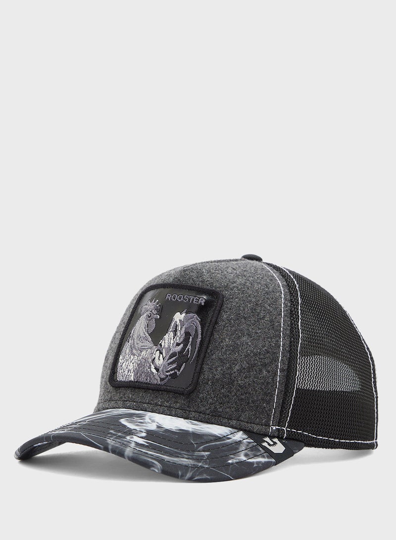 Maltese Rooster Curved Peak Cap