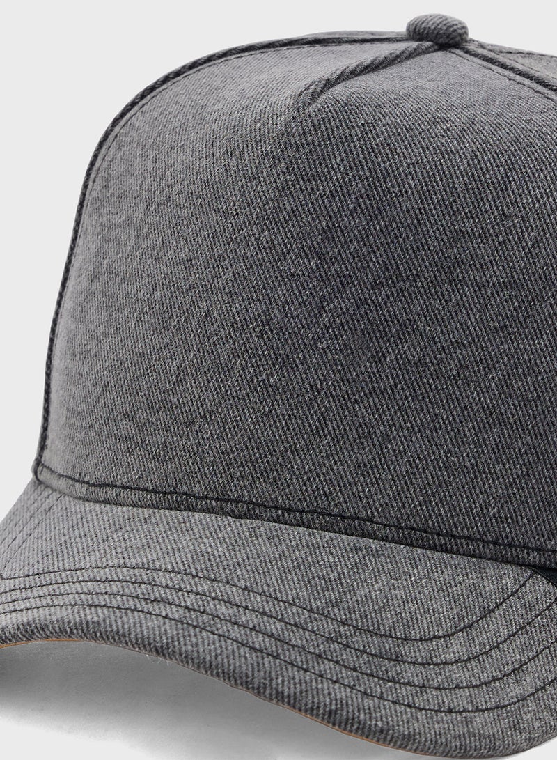 Gb1O1-Denim Curved Peak Cap