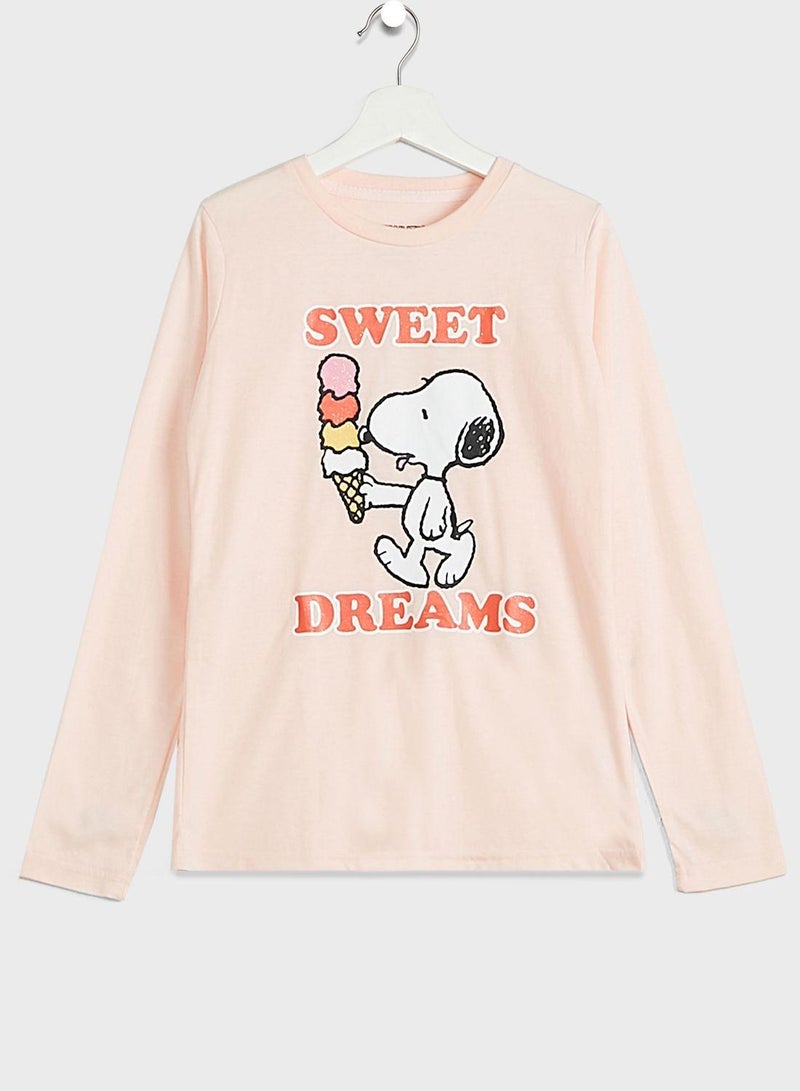 Youth Snoopy Pyjama Set