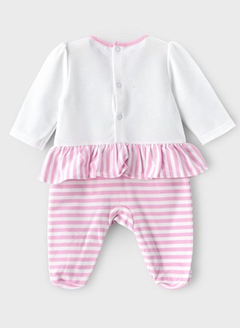 Infant Printed Footed Romper