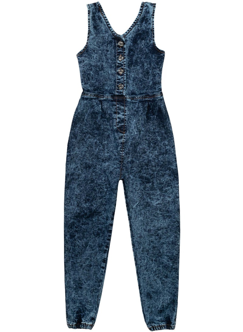 Youth  Denim Jumpsuit