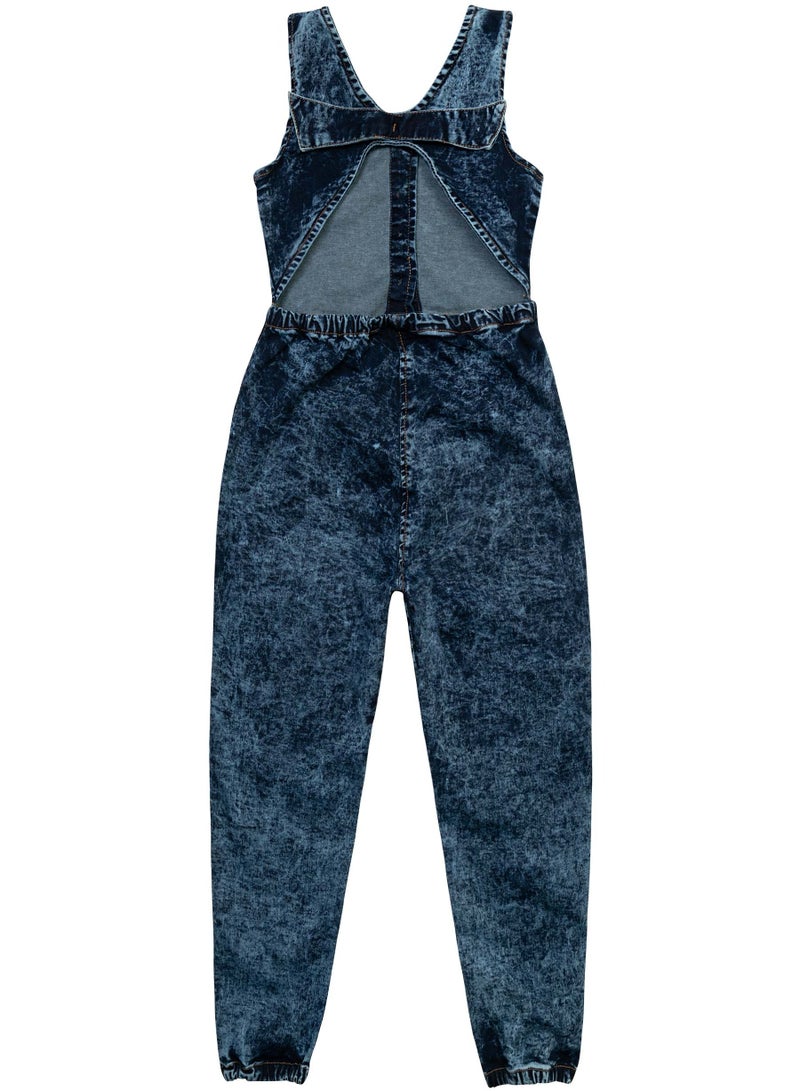 Youth  Denim Jumpsuit