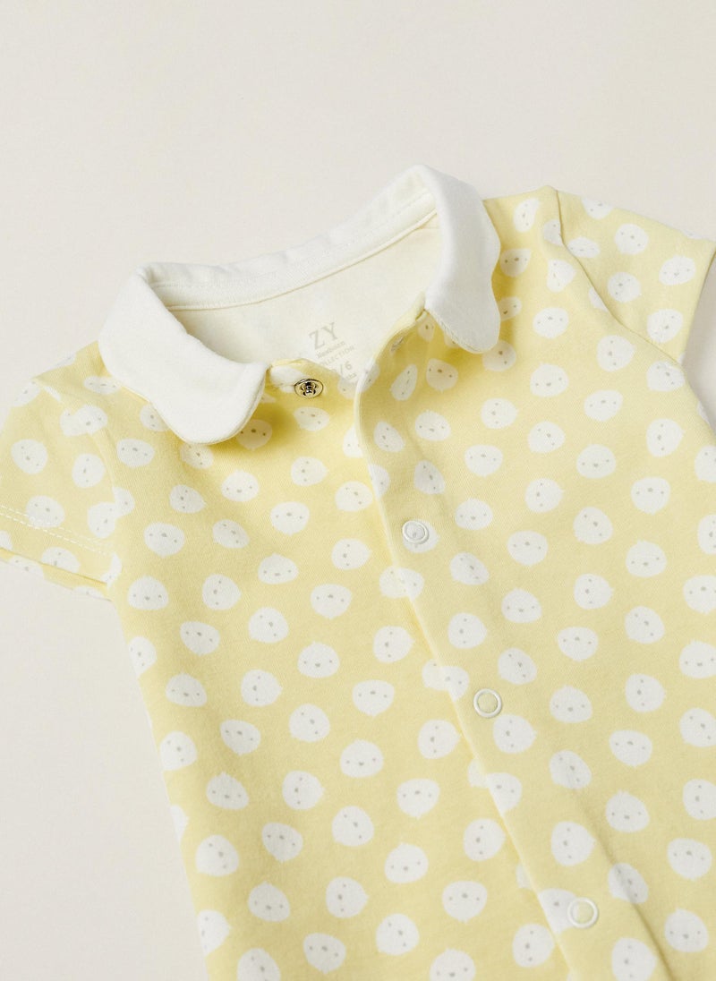 Zippy Short Sleeve Jumpsuit for Newborns Little Chicks