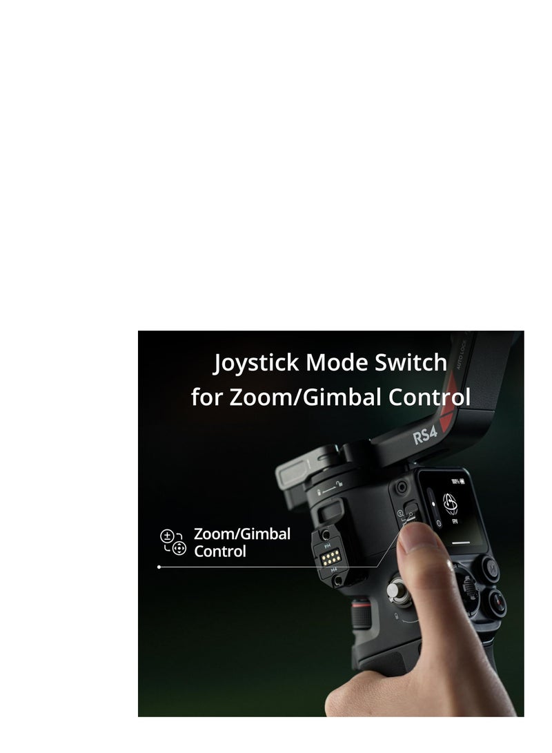 DJI RS 4 Combo, 3-Axis Gimbal Stabilizer for DSLR and Mirrorless Cameras