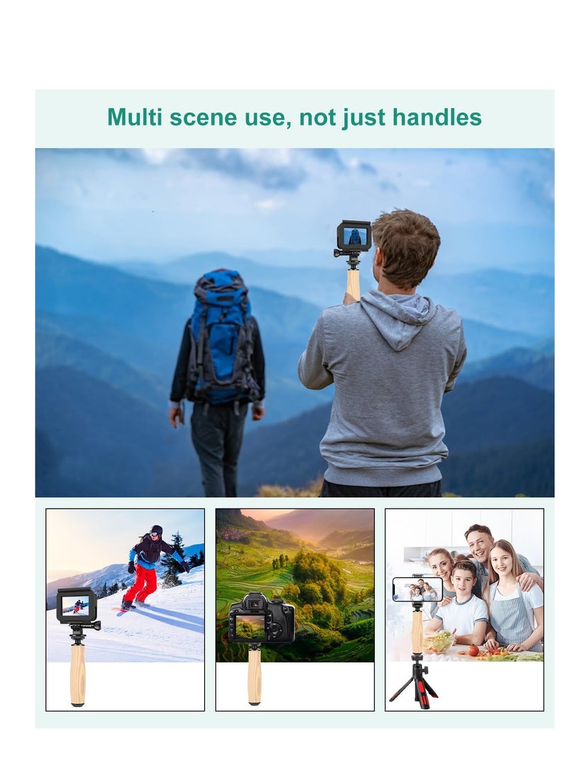 Universal Handheld Gimbal Stabilizer for Cameras and Smartphones, Supports 1/4 Inch Mount for Video Recording