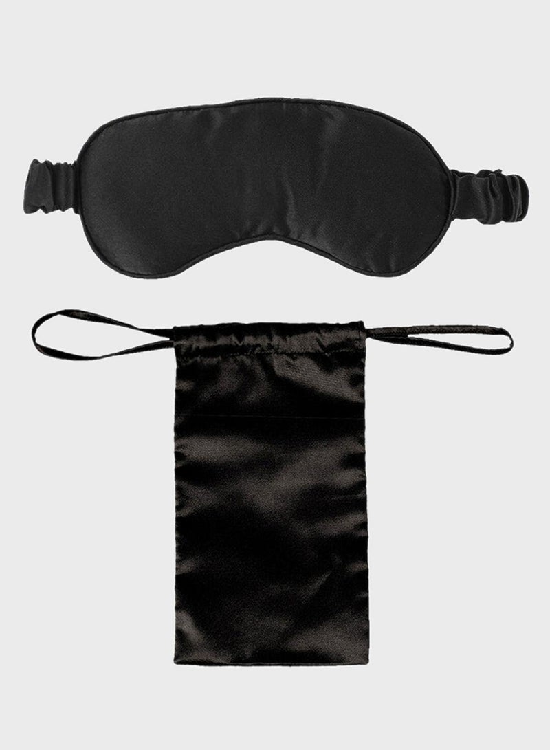 Silk Eye Mask - Black