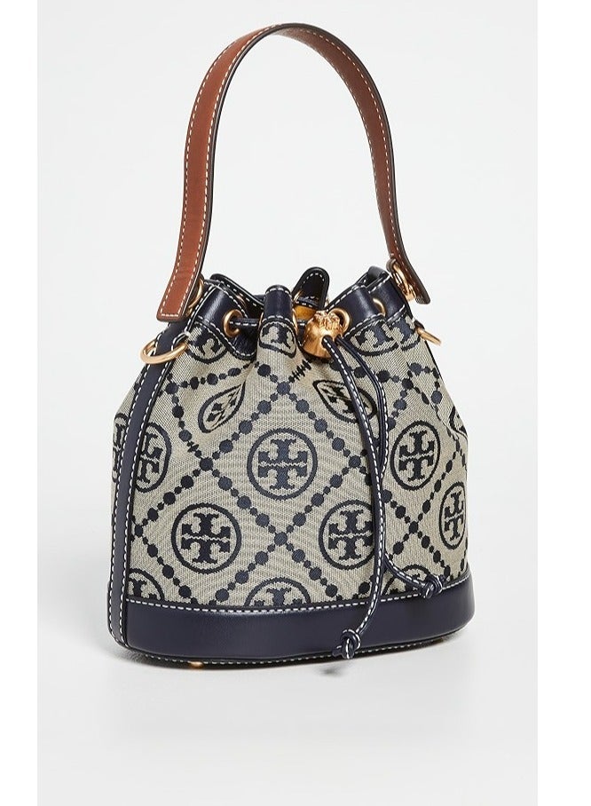 Tory Burch Large T Monogram Jacquard Bucket Bag