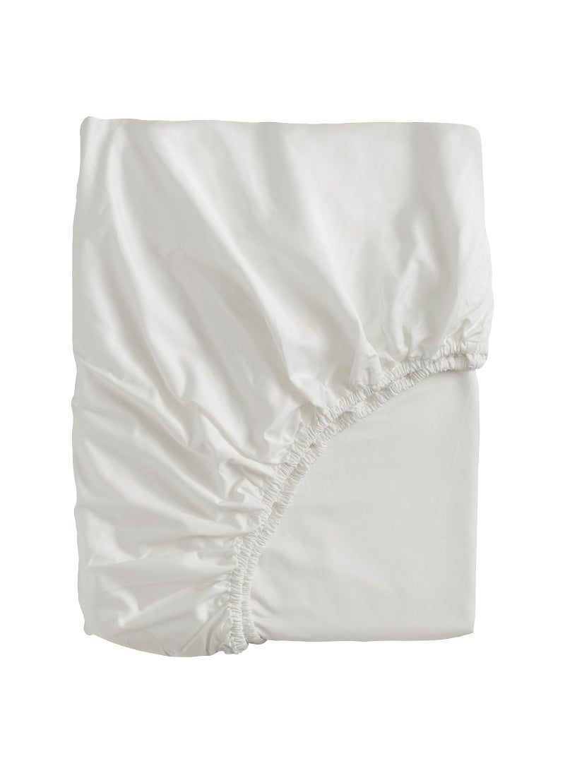 Fitted Sheet White 180X200 Cm