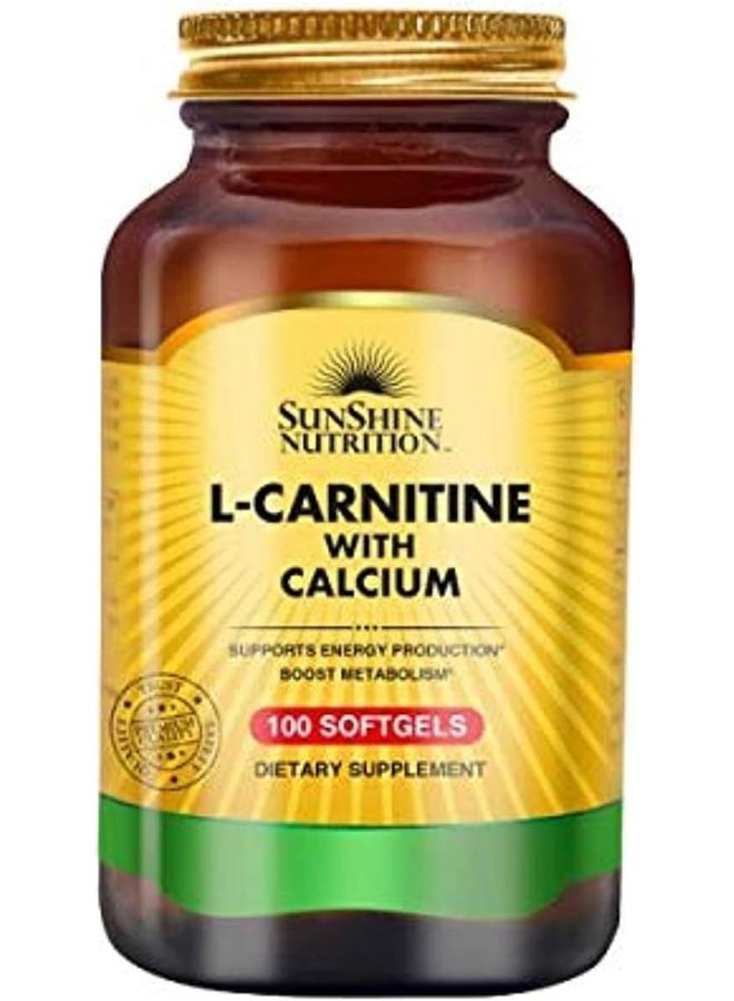 L-Carnitine 500 Mg With Calcium Tablets 100'S