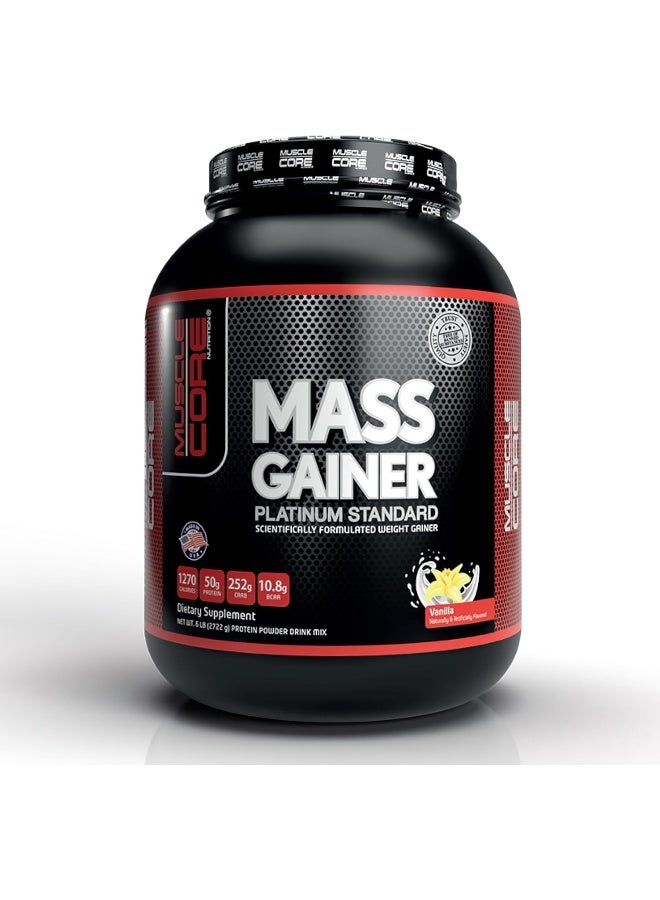 Mass Gainer Platinum Standard Scientifically Formulated Weight Gainer Vanilla Flavour I 6Lb