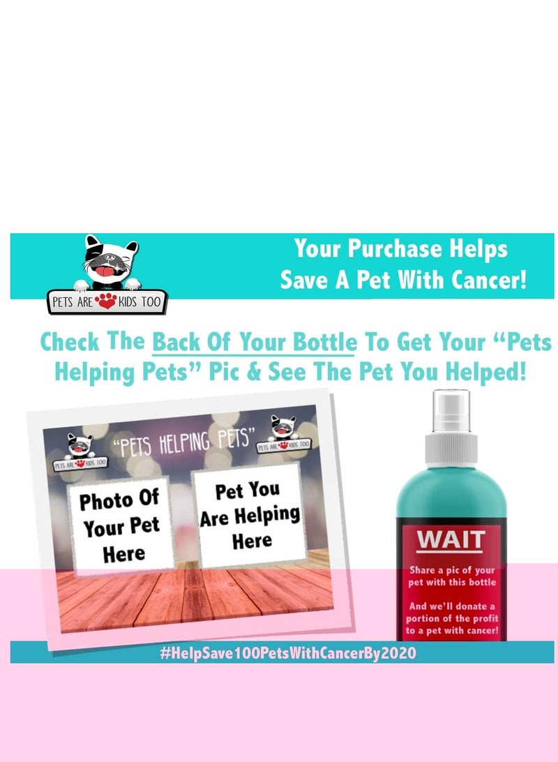 Pets Are Kids Too Premium Pet Dental Spray Large - 8 fl oz- pack of 1 - Eliminate Bad Dog Breath & Bad Cat Breath Fights Plaque Tartar & Gum Disease Without Brushing Add to Water Digestive Aid