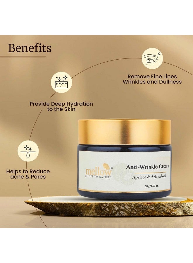 Herbal Face Cream With Babachi Ark Arjuna Bark & Green Apple Extracts Ayurvedic Moisturizer Hydrates & Tightens Skin Reduces Wrinkles Gmo Paraben & Silicone Free Ayush Certified [50 Gm]