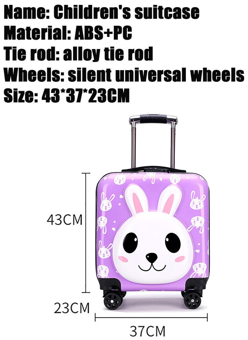 Kids Roller Duffle Bag Travel Quiet Spinner Wheel Luggage 18 Inch Travel and School Roller Case