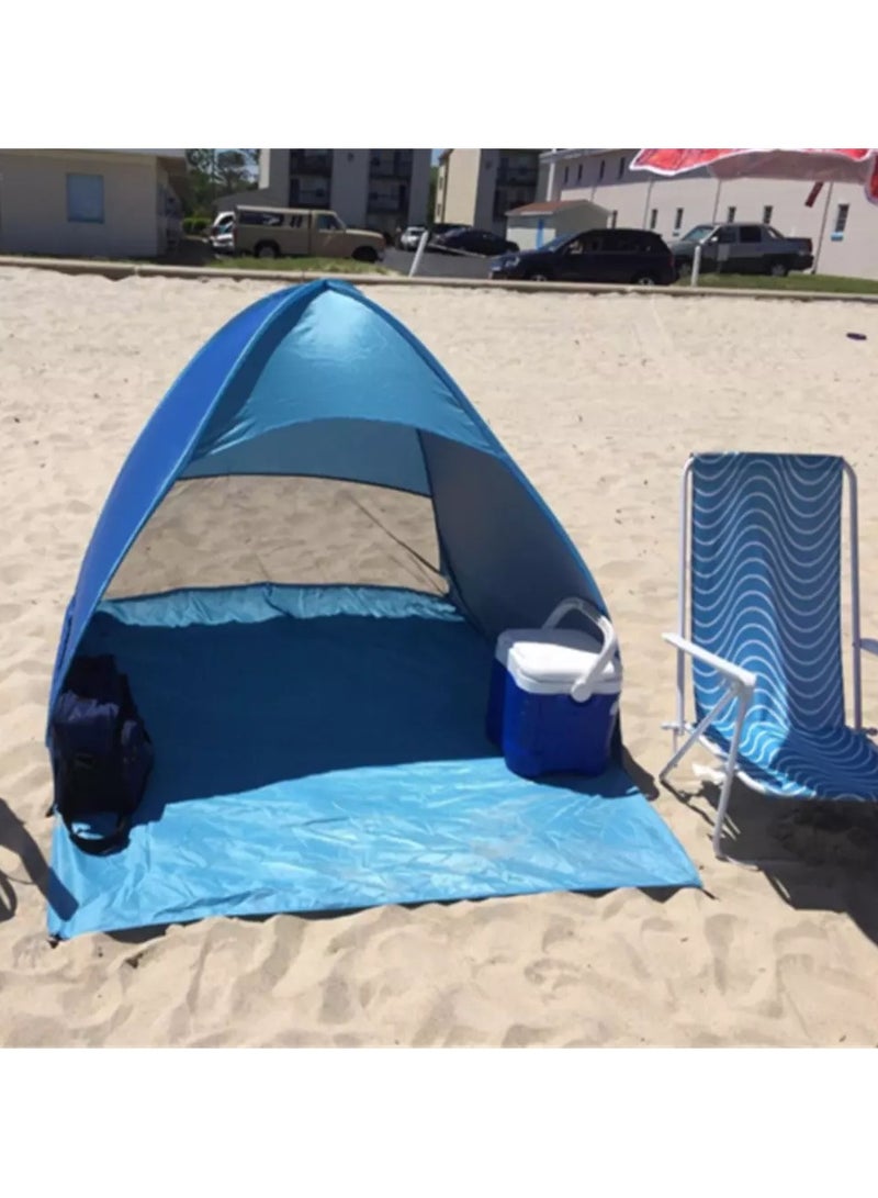 Pop Up Beach Tent for 2 Person, Automatic UV Protection Sun Shelter, 165 x 150 x 110 cm