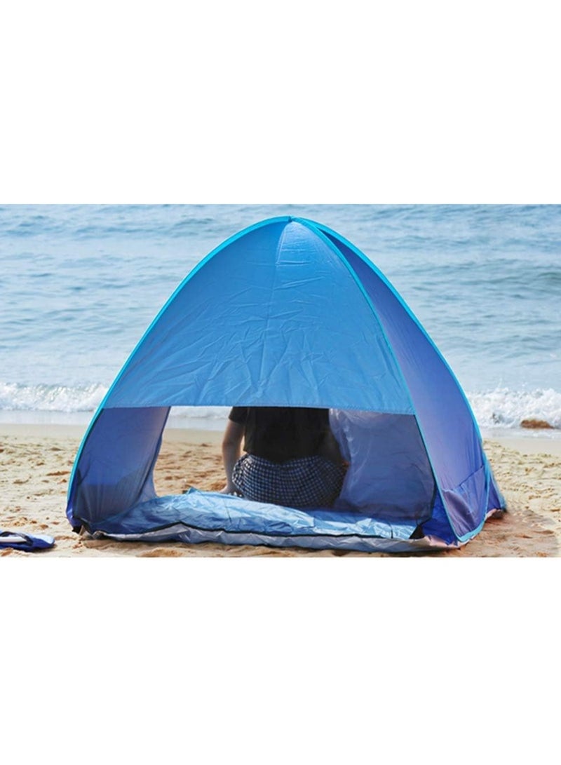 Pop Up Beach Tent for 2 Person, Automatic UV Protection Sun Shelter, 165 x 150 x 110 cm