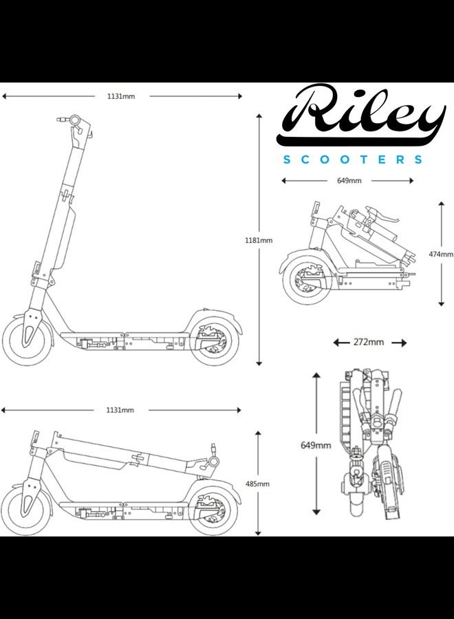 Folding Electric Scooter | 350W, 15km/h Top Speed, 25km Range | Detachable Rechargeable Battery Pack | IPX4 Lightweight eScooter with App