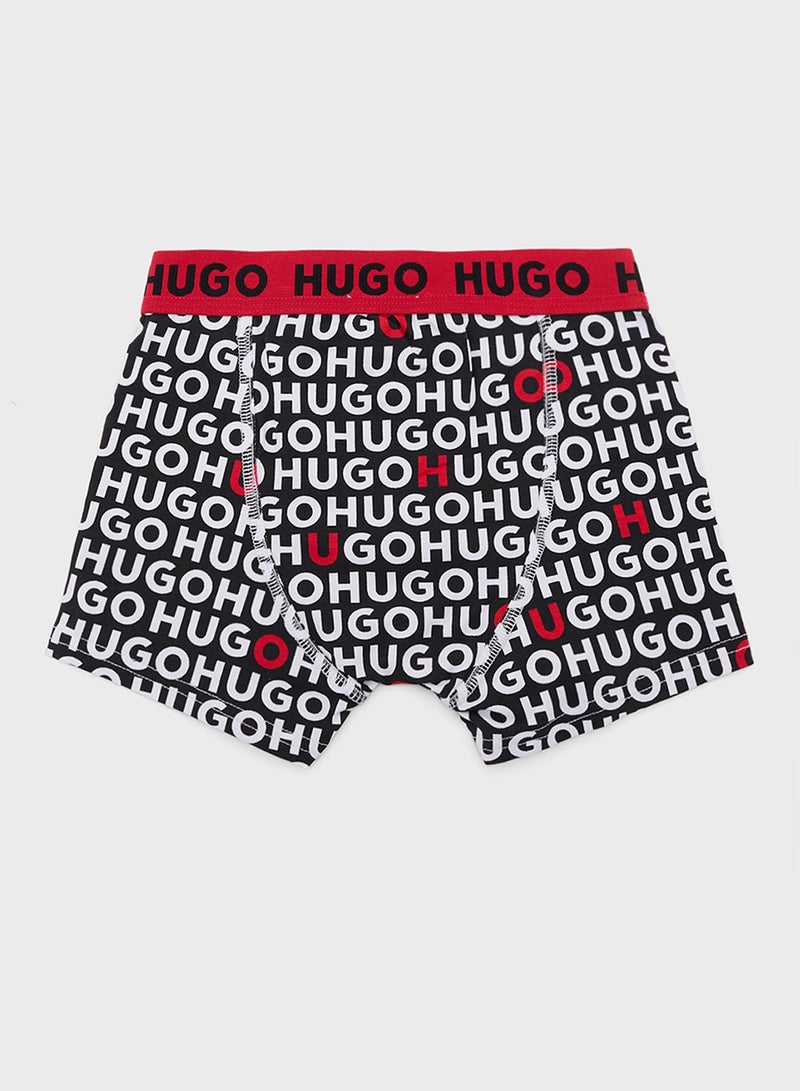 3 pack Kids Logo Boxers