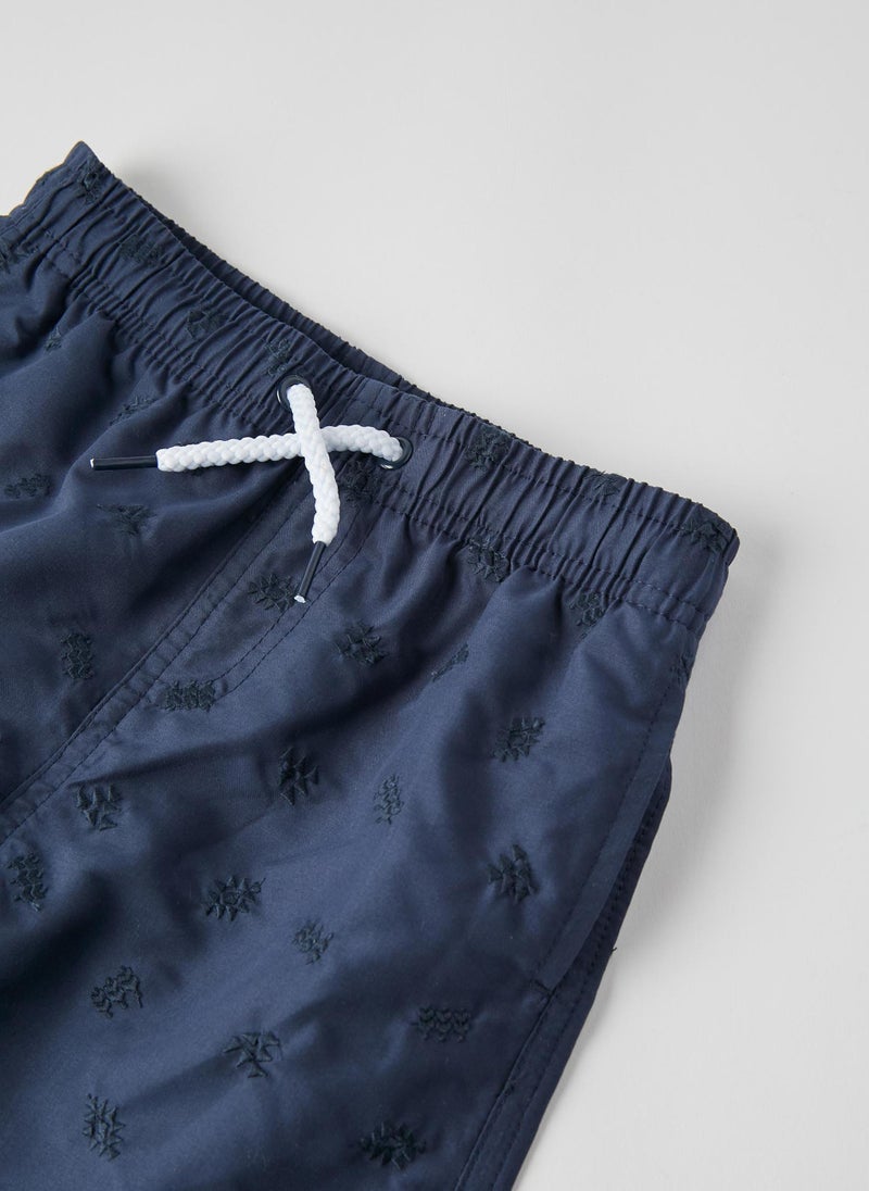 Swim Shorts for Boys, Dark Blue