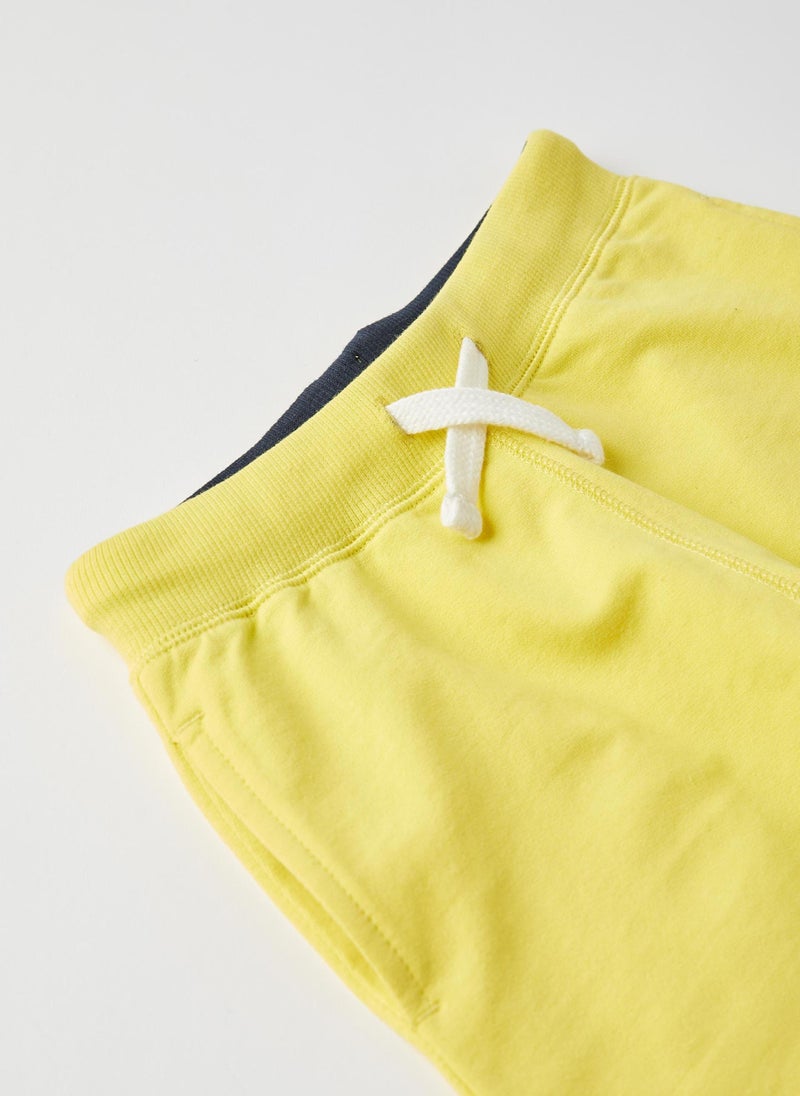 Sports Shorts for Boys, Yellow