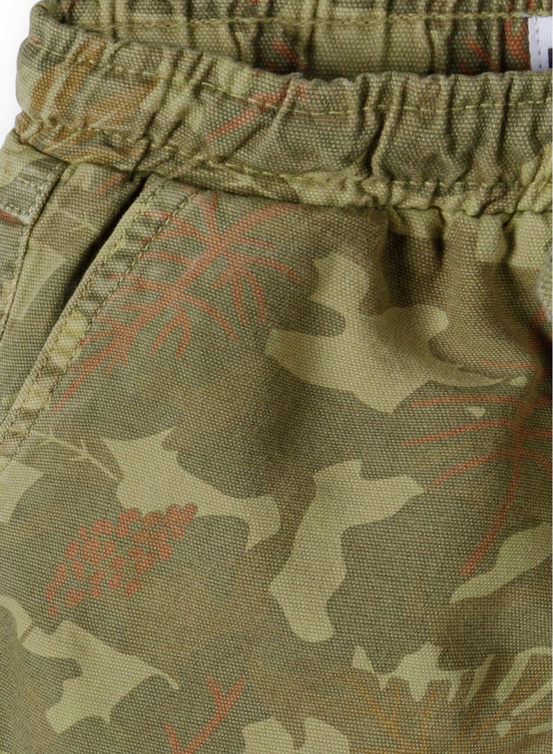 Kids Printed Combat Short