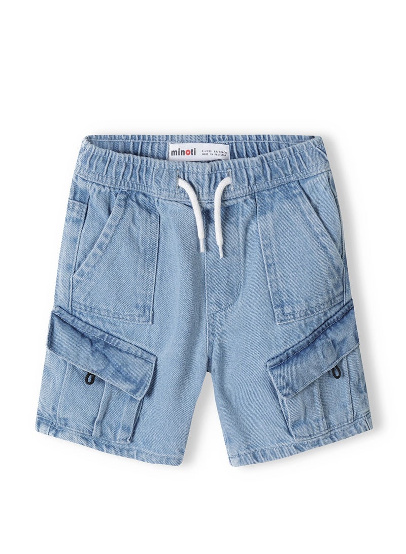 Kids Denim Combat Short