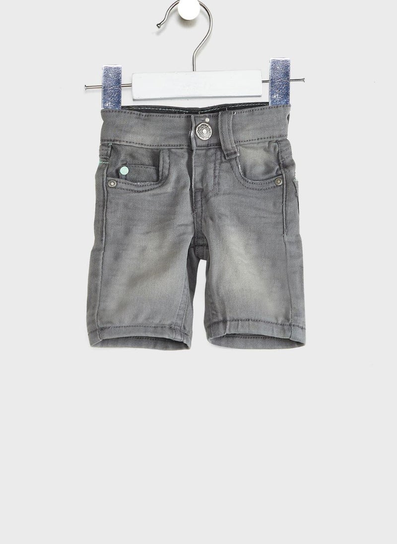 Kids Folded Hem Shorts