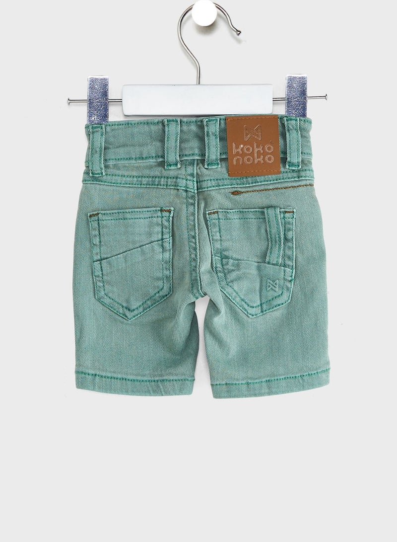 Kids Folded Hem Shorts