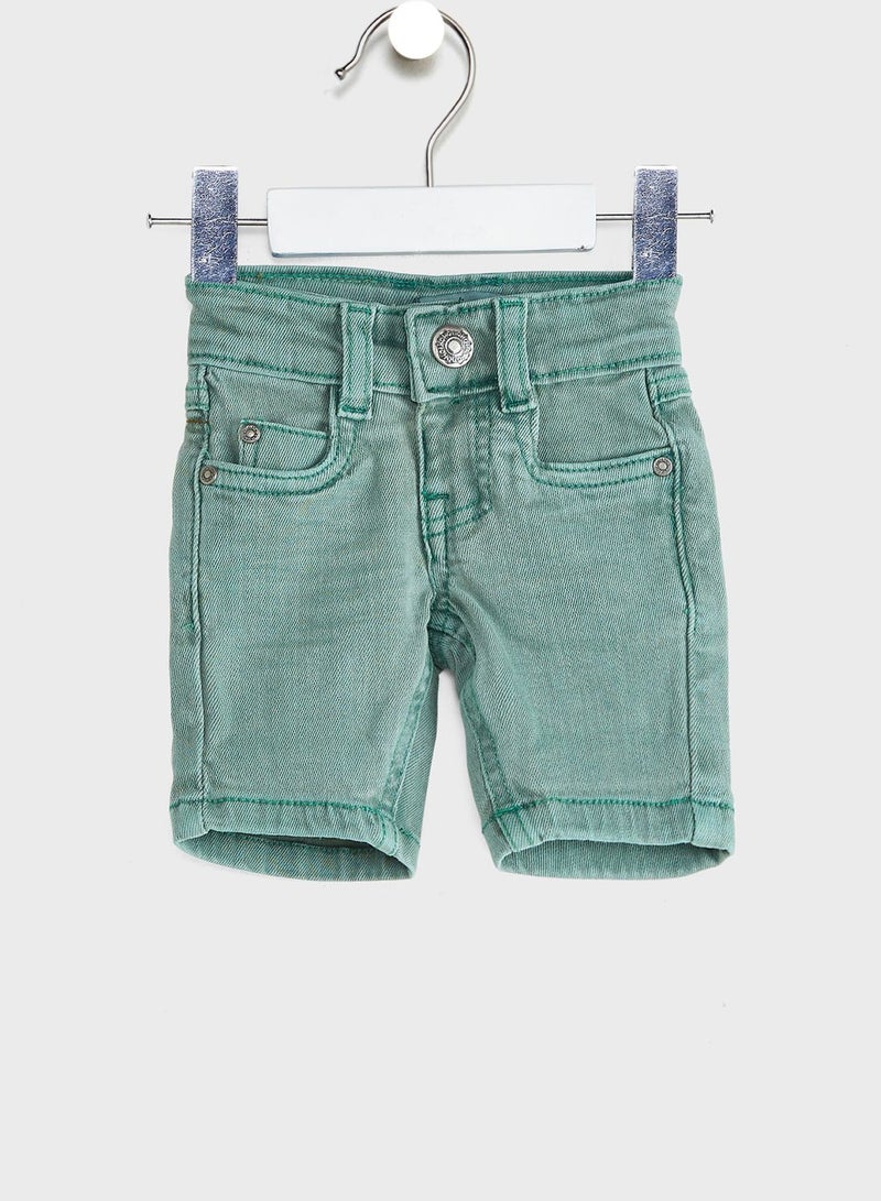 Kids Folded Hem Shorts