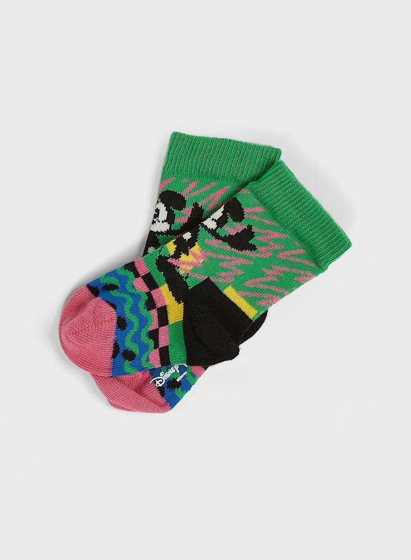 Kids 2 Pack Disney Socks