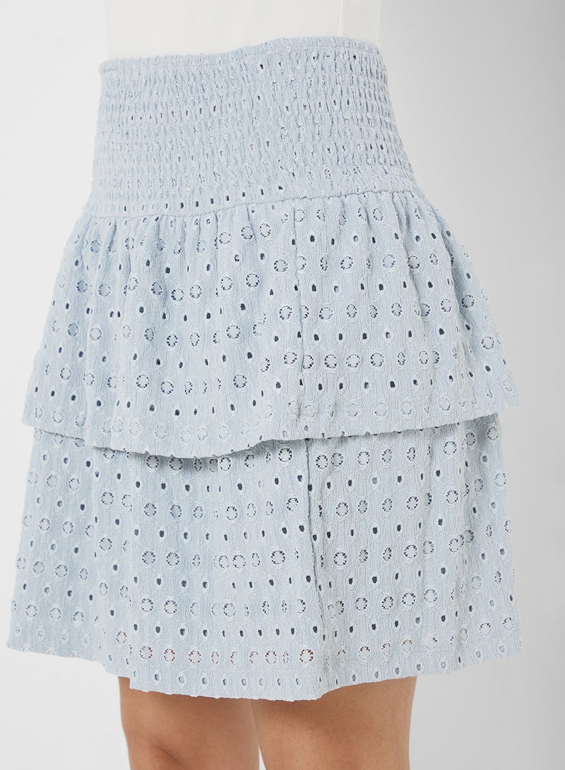 Layered Broderie Skirt