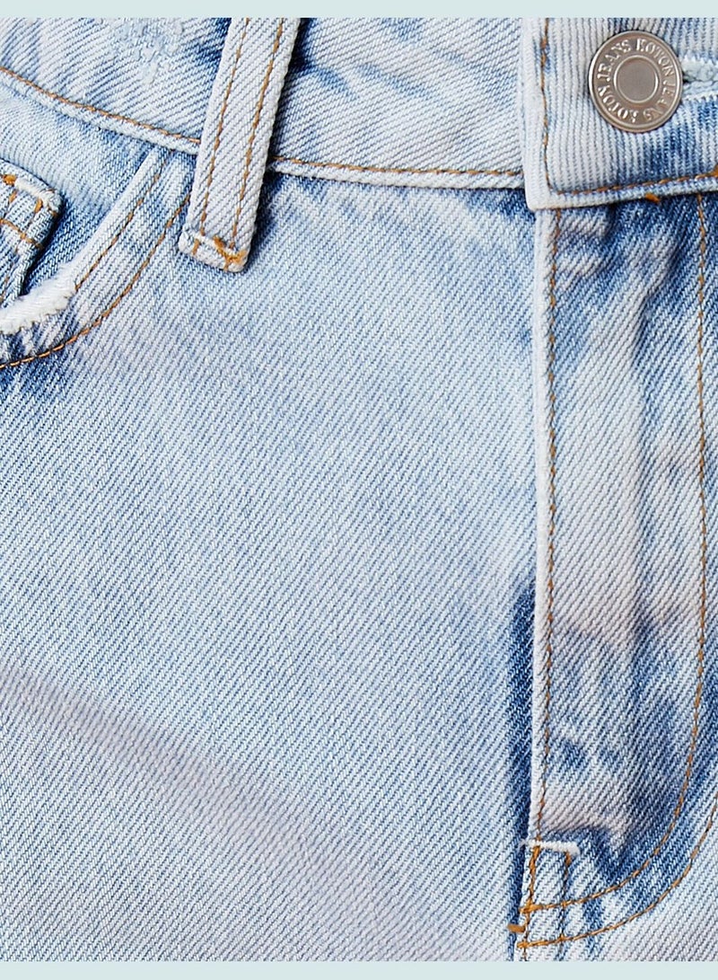 Pocket Mini Jean Skirt