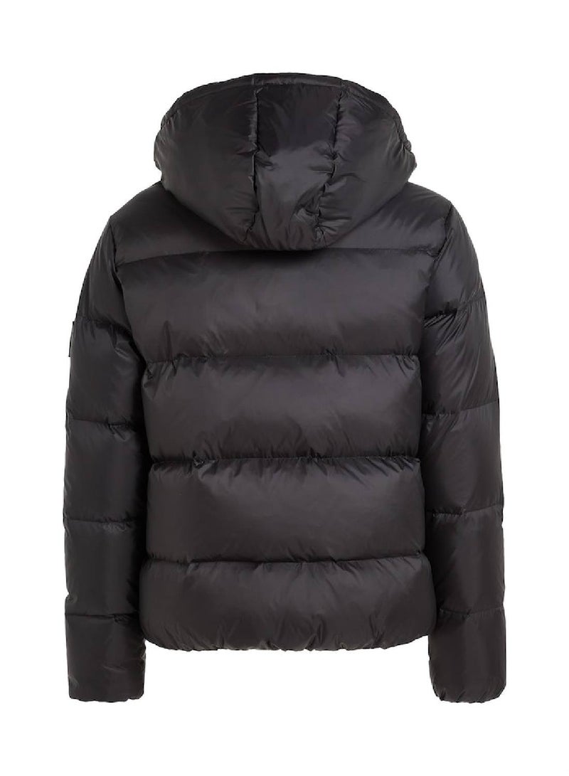 Calvin Klein Jeans Men's Puffer - Outwear, Jacket - Polyamide , Black