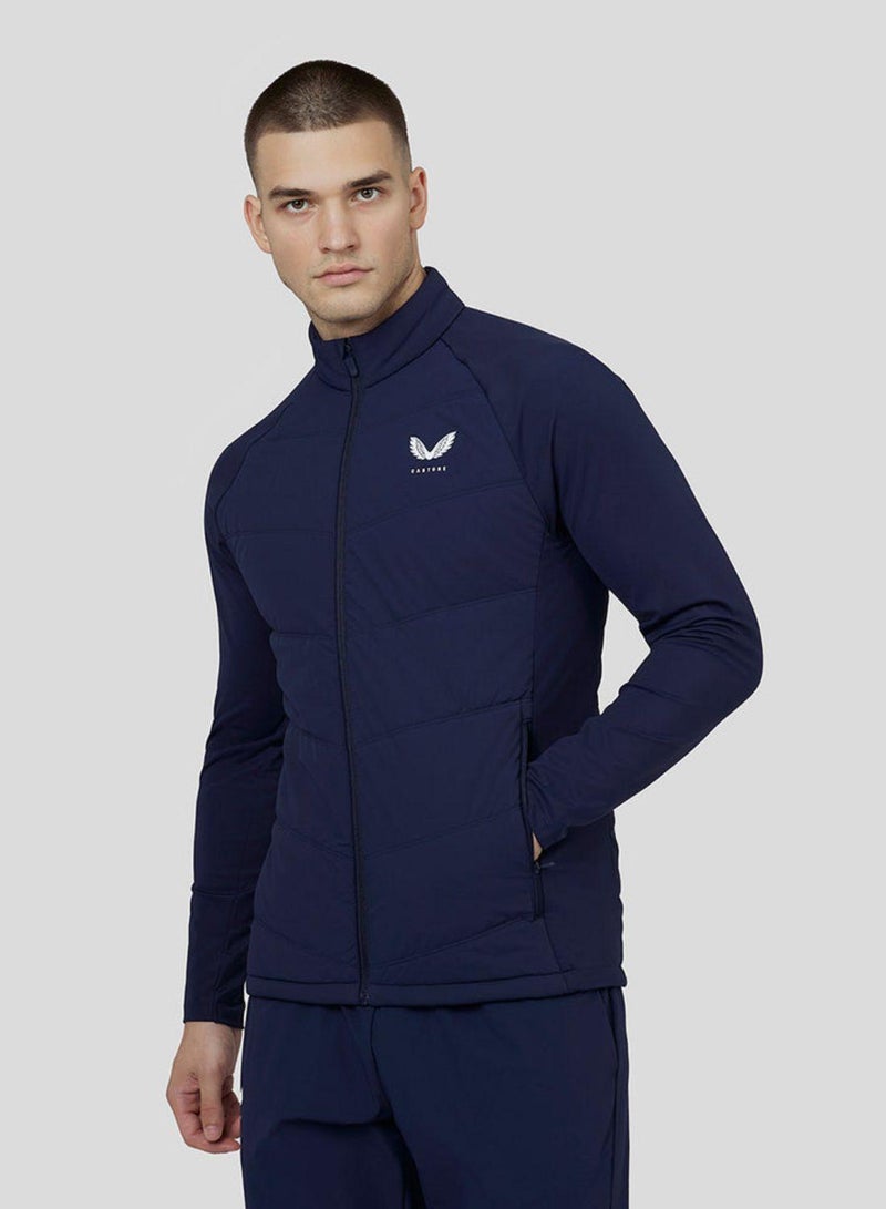 Men'S Active Hybrid Jacket - Navy