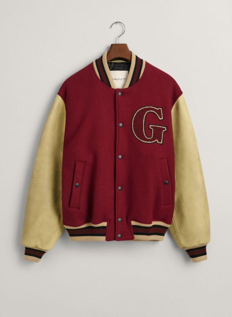 Gant Padded Mix Varsity Jacket