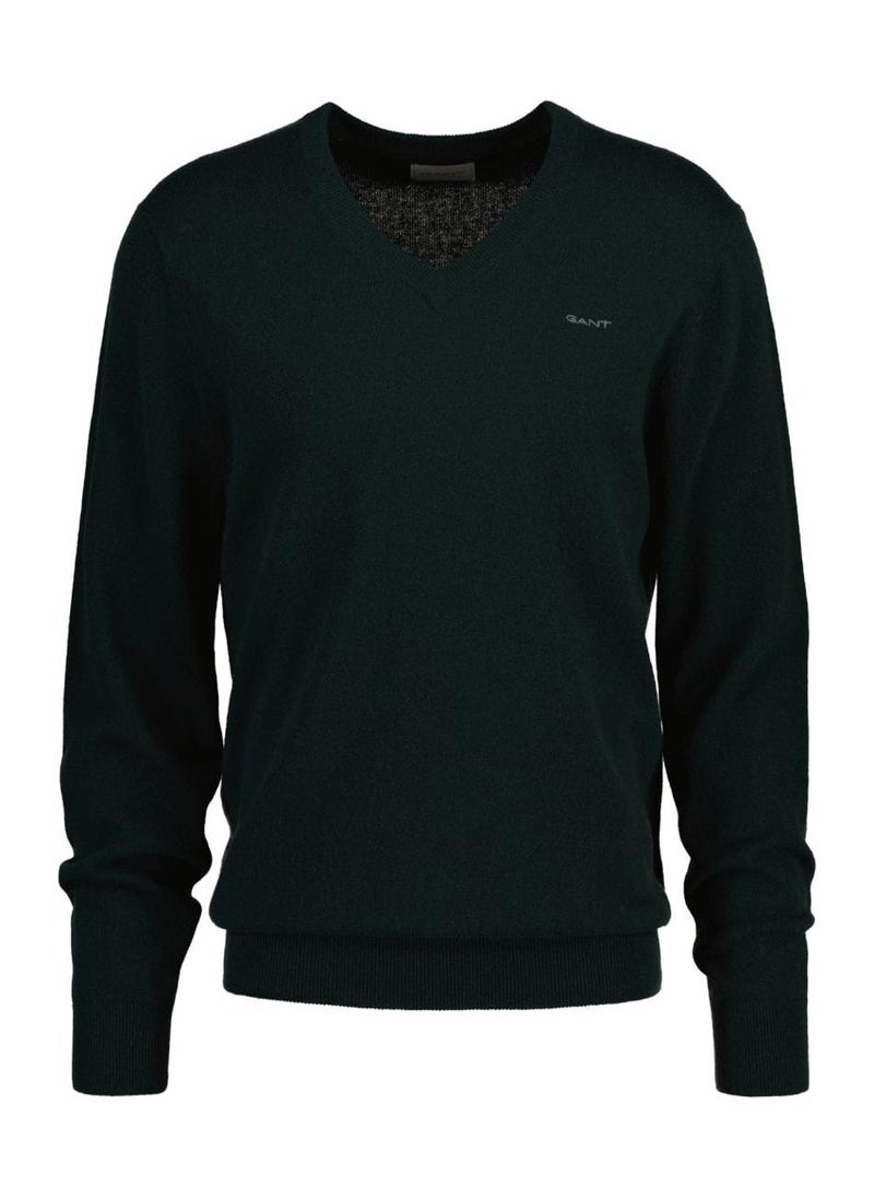 Extra Fine Lambswool V-Neck Sweater