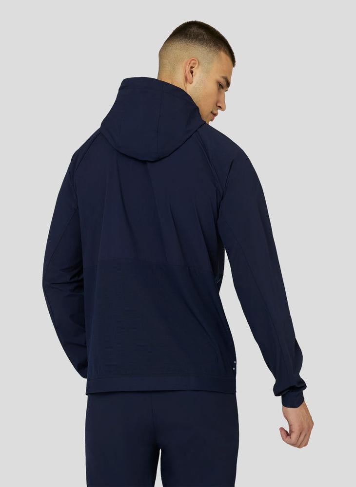 Men'S Active Lightweight Woven Jacket - Navy