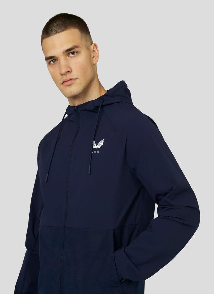 Men'S Active Lightweight Woven Jacket - Navy