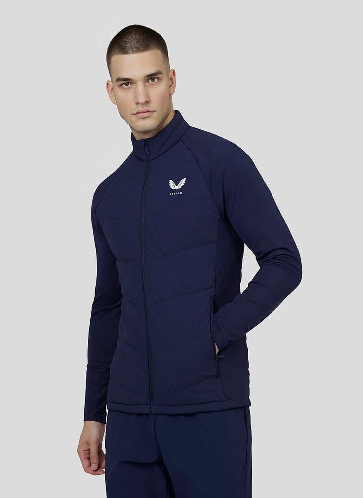 Men'S Active Hybrid Jacket - Navy