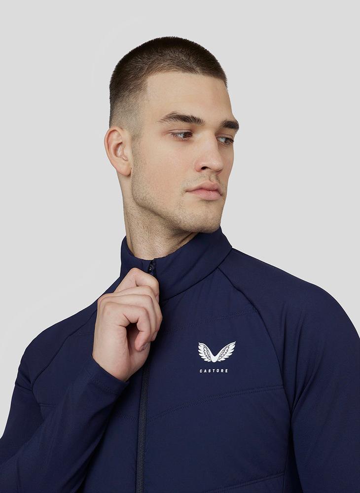 Men'S Active Hybrid Jacket - Navy