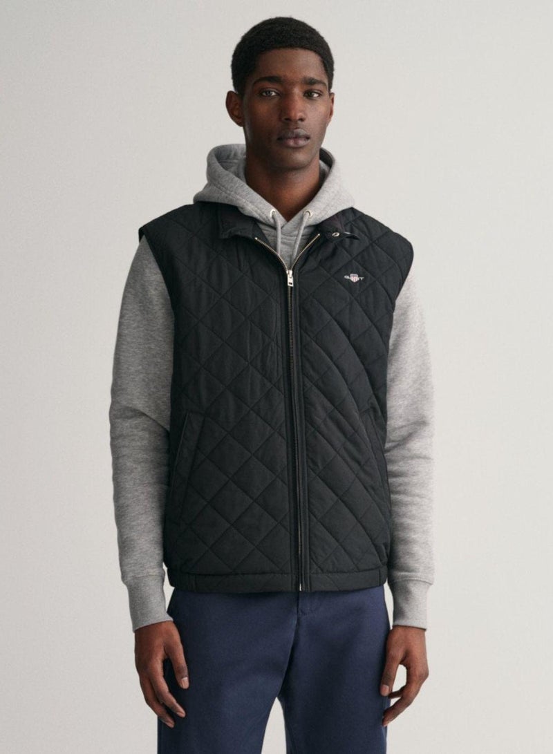 Quilted Windcheater Vest