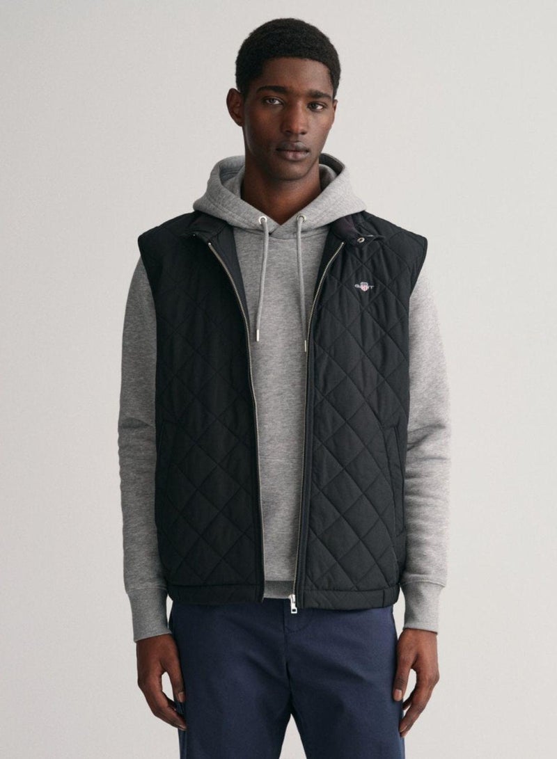 Quilted Windcheater Vest