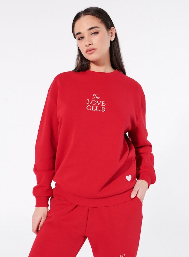 Fleece sweatshirt