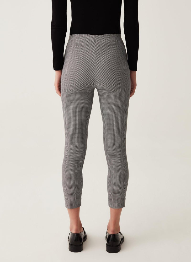 Cropped stretch leggings