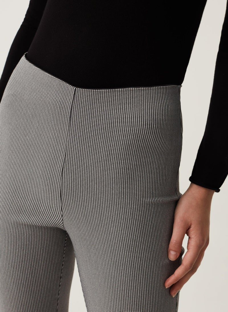 Cropped stretch leggings