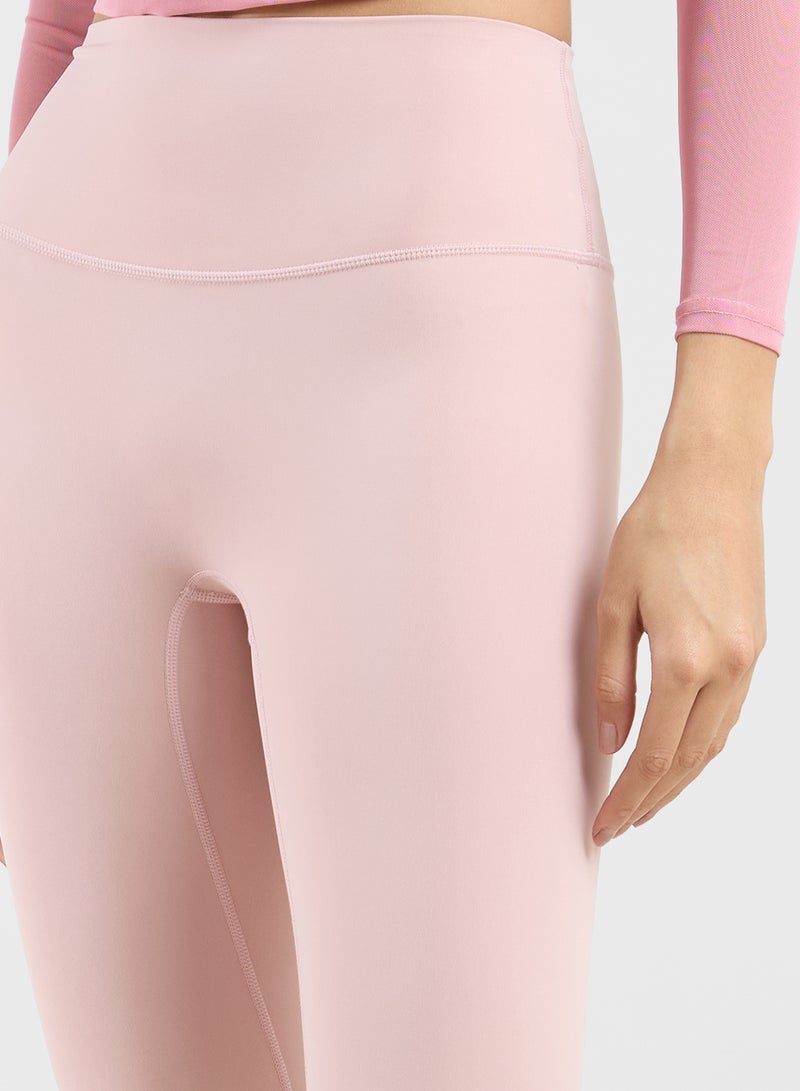 High Waist Leggings With Back Pocket