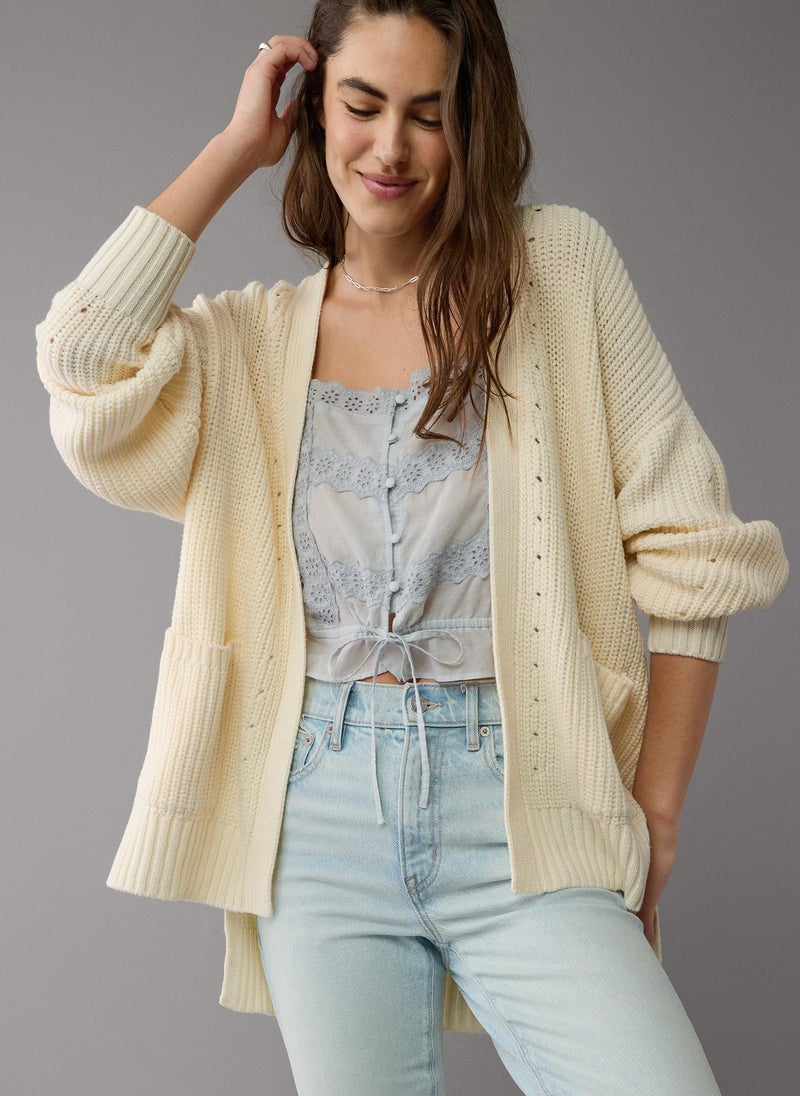 V-Neck Button Down Cardigans