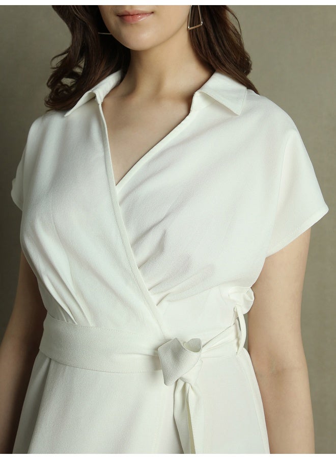 Wrap Front Dress