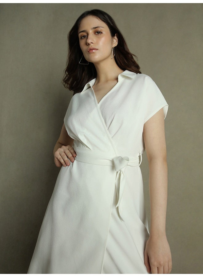 Wrap Front Dress