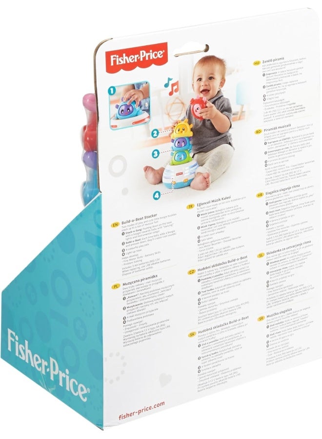 Fisher-Price Infant-Bright Beats Build-A-Beat Stacker Qe